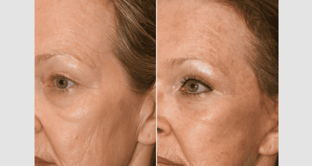 Vorher/Nachher Ergebnis: Eigenfett Schlaefen