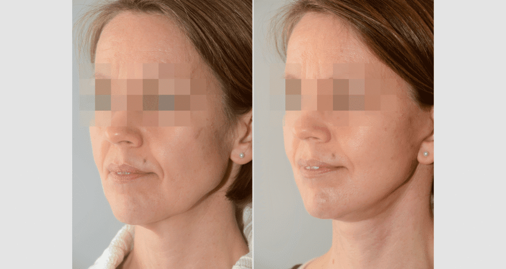 Vorher/Nachher Ergebnis: Facelift